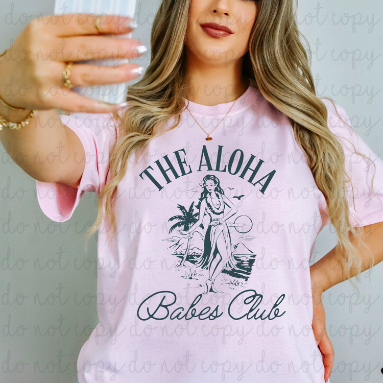 Aloha Babes Club DTF Transfer