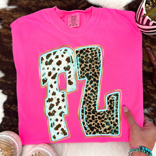 Animal Print Florida DTF Transfer