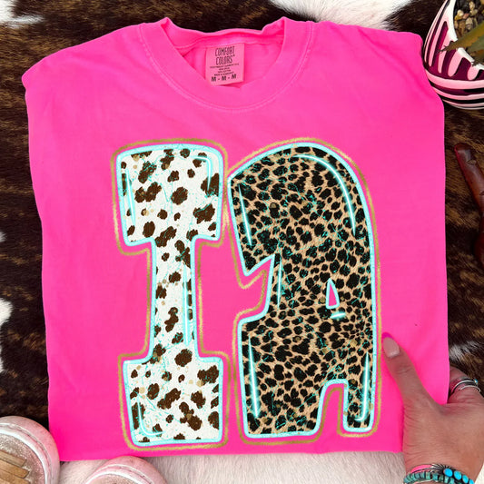 Animal Print Iowa DTF Transfer