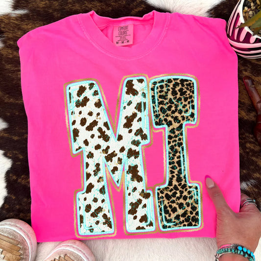 Animal Print Michigan DTF Transfer