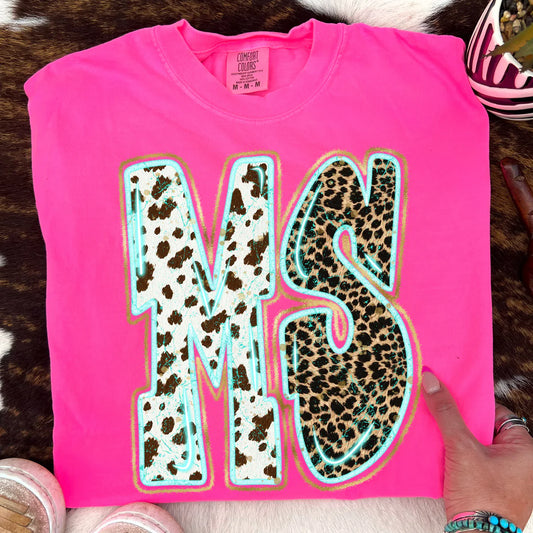 Animal Print Mississippi DTF Transfer