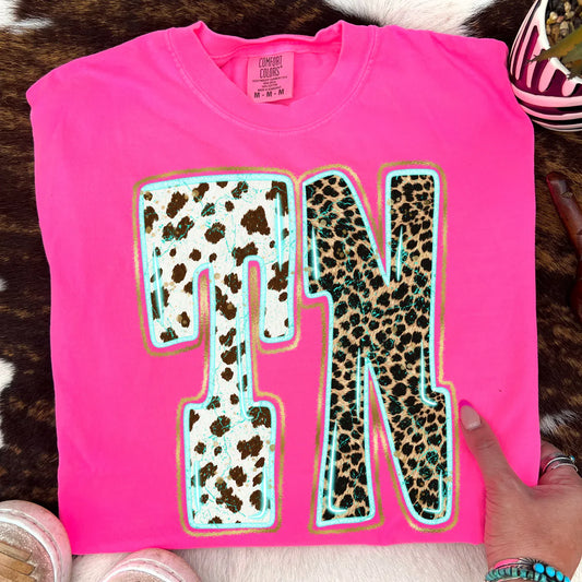 Animal Print Tennessee DTF Transfer