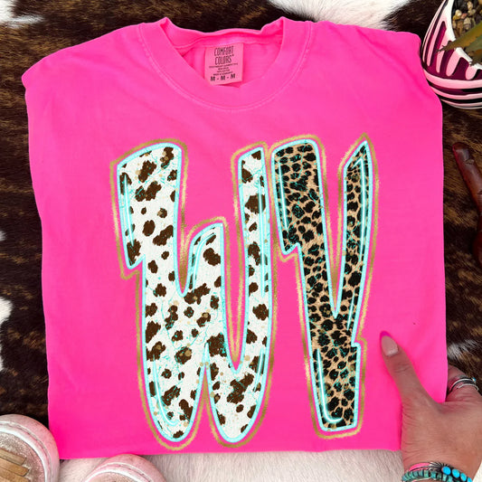 Animal Print West Virginia DTF Transfer