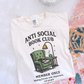 Anti Social Book Club Clear Film Screen Print Transfer