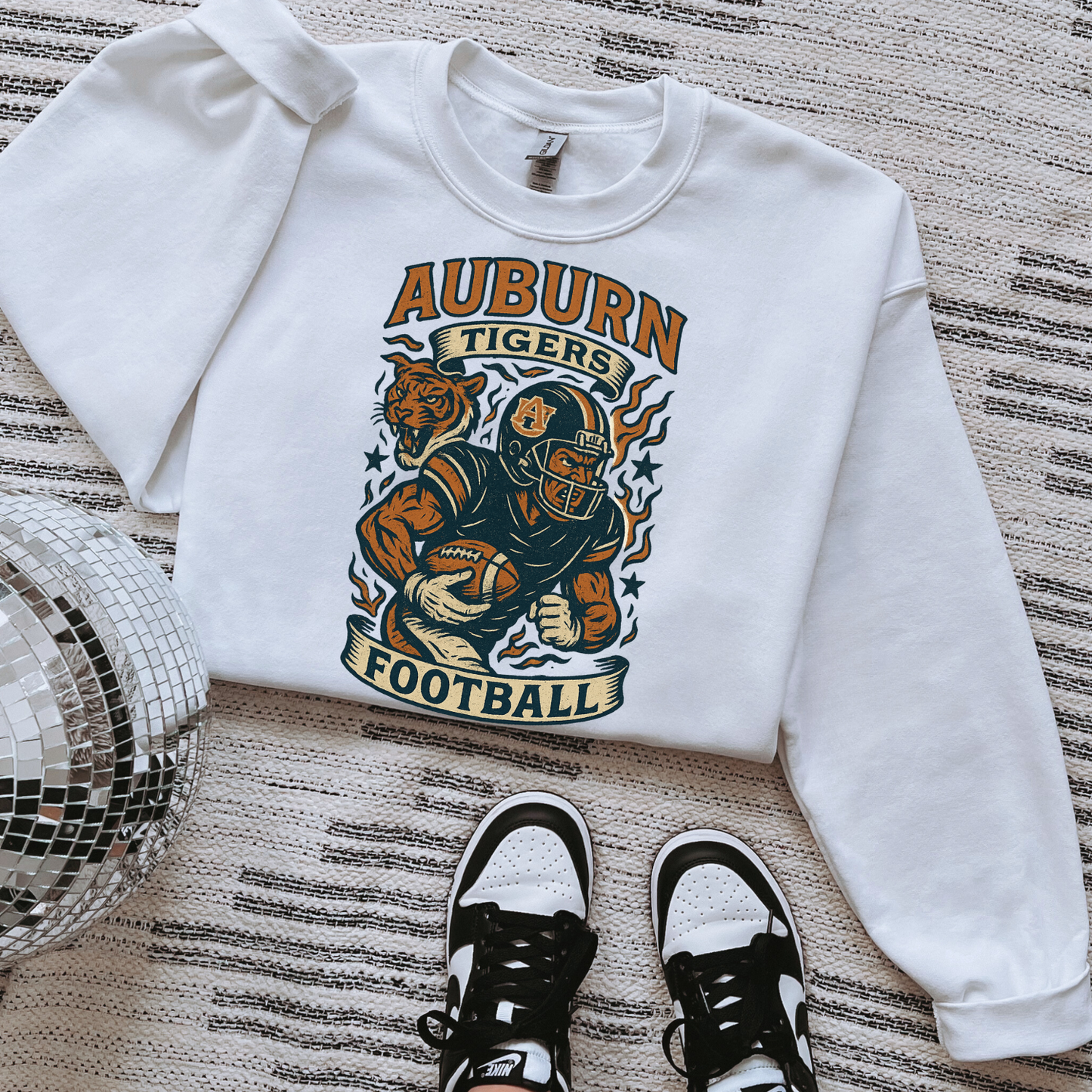 Very Vintage Game Day Auburn Tigers Football DTF Transfer