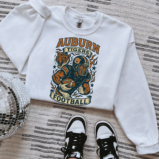 Very Vintage Game Day Auburn Tigers Football DTF Transfer