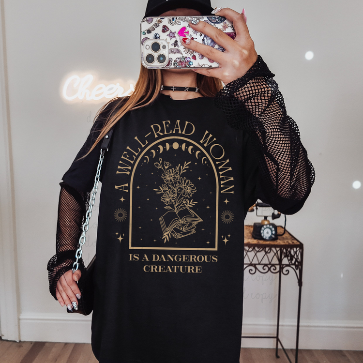 A Well Read Woman DTF Transfer