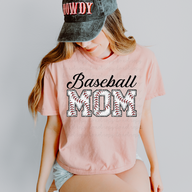 Baseball Mom DTF Transfer