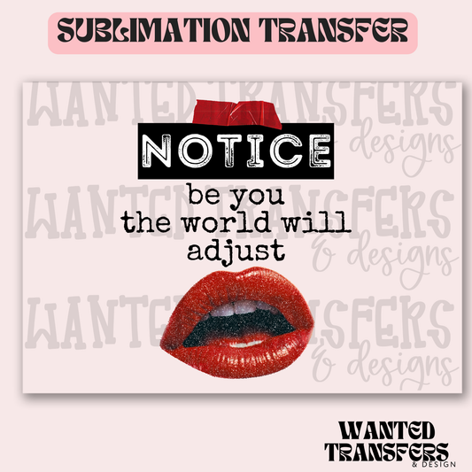 Be You Exclusive Sublimation Transfer