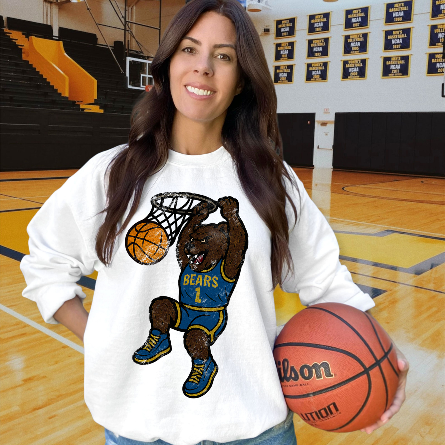 Bears Blue Yellow DTF Transfer