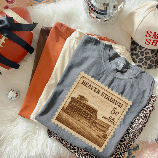 Vintage Stamp Beaver Stadium DTF Transfer