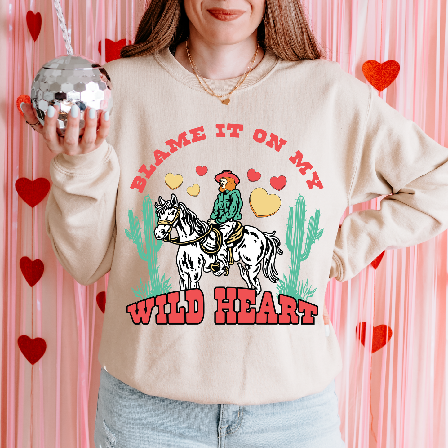 Blame It On My Wild Heart DTF Transfer