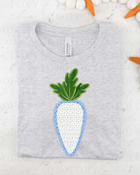 Blue Carrot DTF Transfer