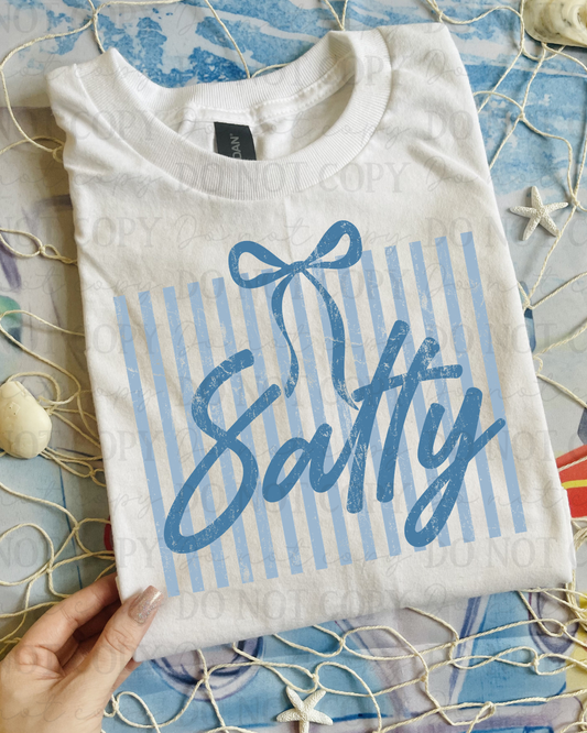 Striped Salty (Blue) DTF Transfer