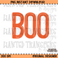 Orange Boo PNG Digital Download
