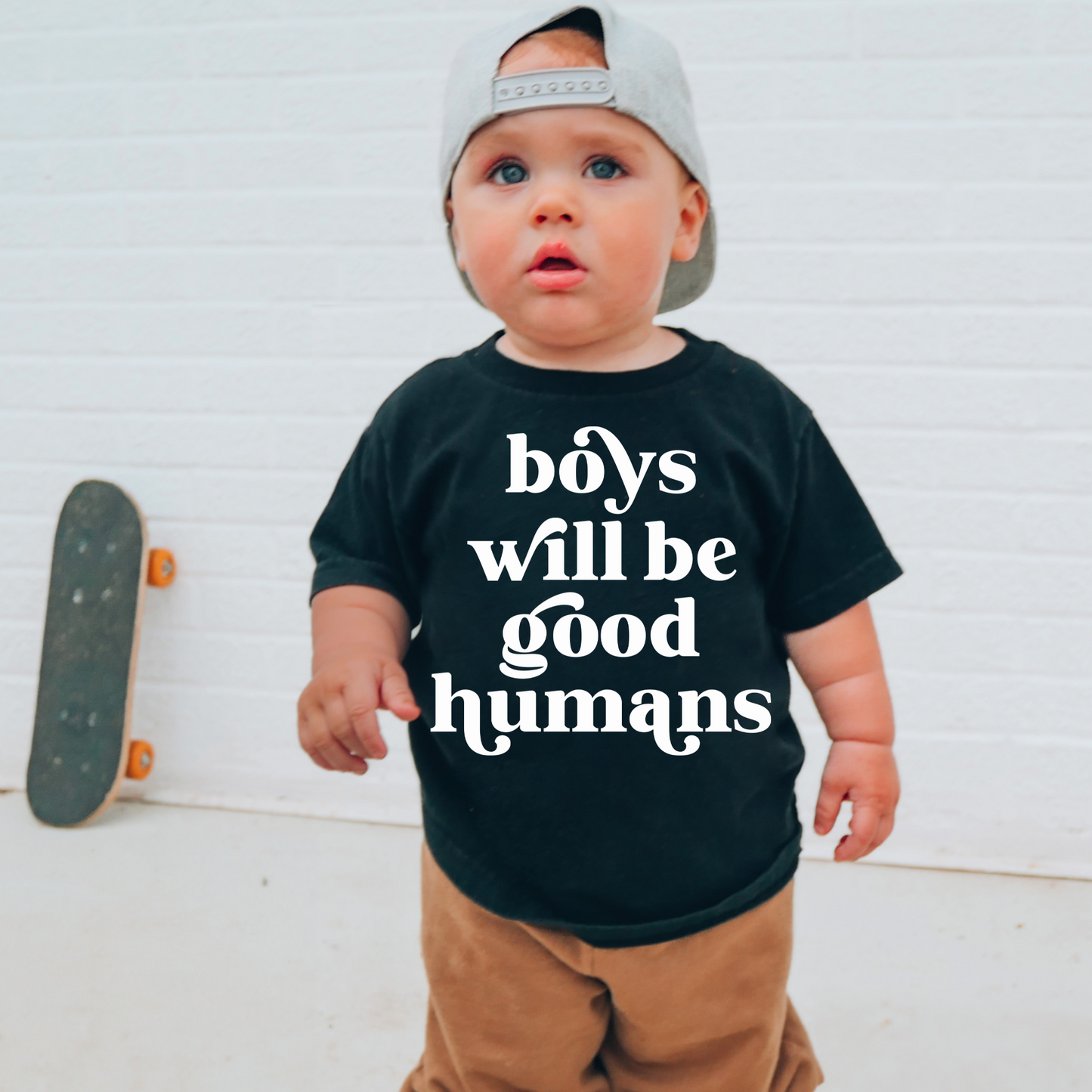 Boys will be Good Humans Toddler/Youth Screen Print Transfer