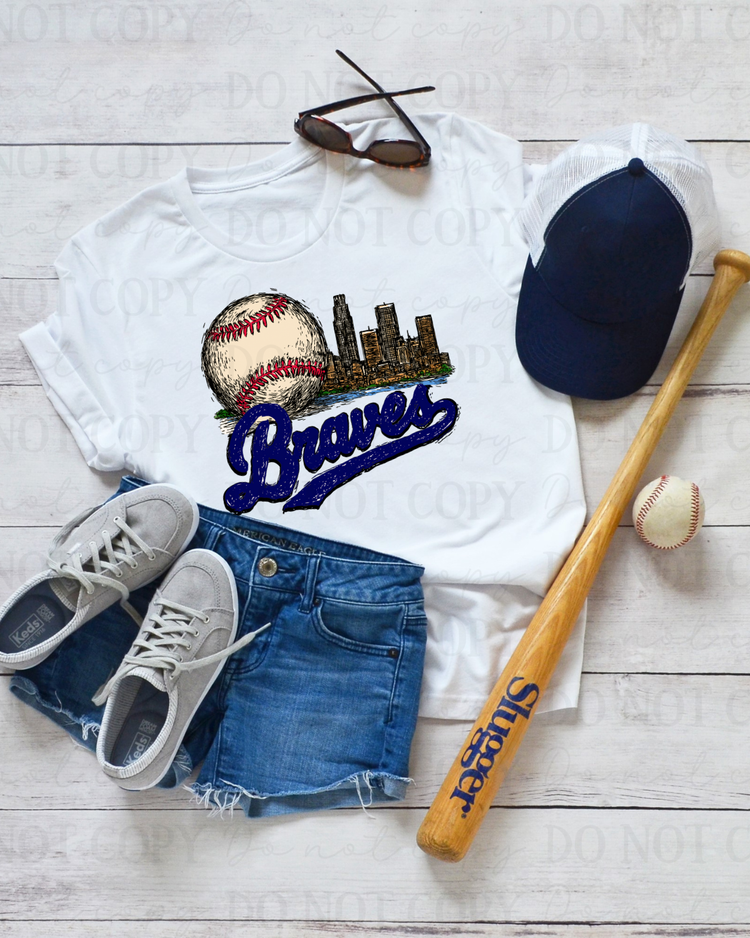 Baseball Braves DTF Transfer