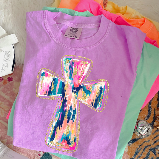 Brushstroke Cross DTF Transfer