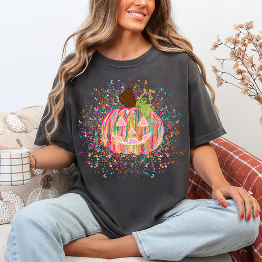 Brushstroke Pumpkin DTF Transfer