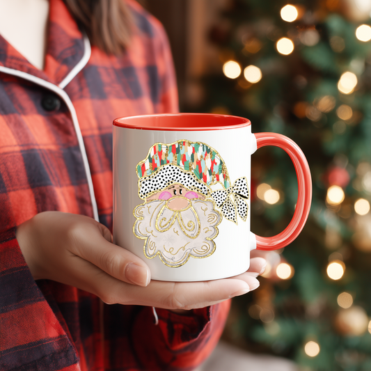 Brushstroke Santa UV Decal Sticker