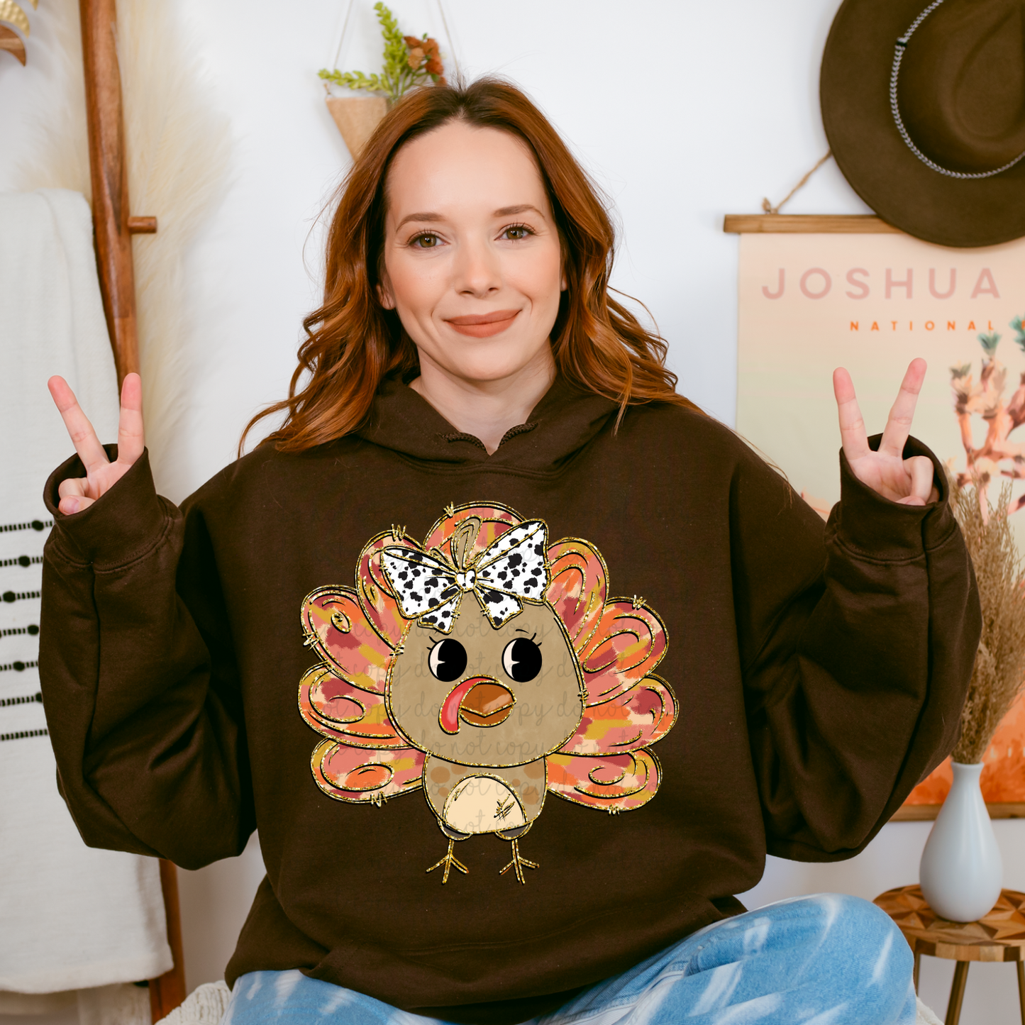 Brushstroke Turkey DTF Transfer