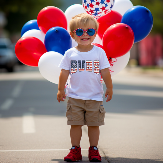 Patriotic Bubs DTF Transfer