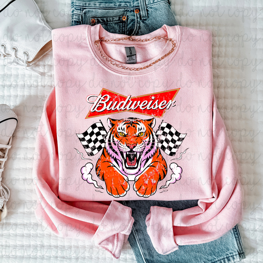 Budweiser Tiger DTF Transfer