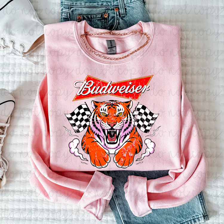Budweiser Tiger DTF Transfer