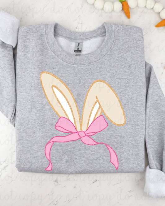 Bunny Ears Coquette DTF Transfer