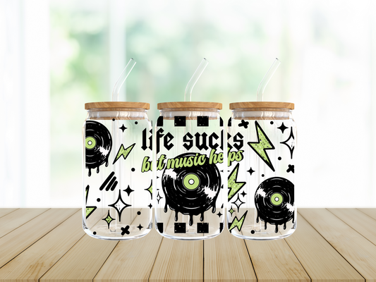 But Music Helps UV DTF 16oz. Libby Glass DTF Wrap