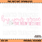 By Your Grace (Pink) PNG Digital Download