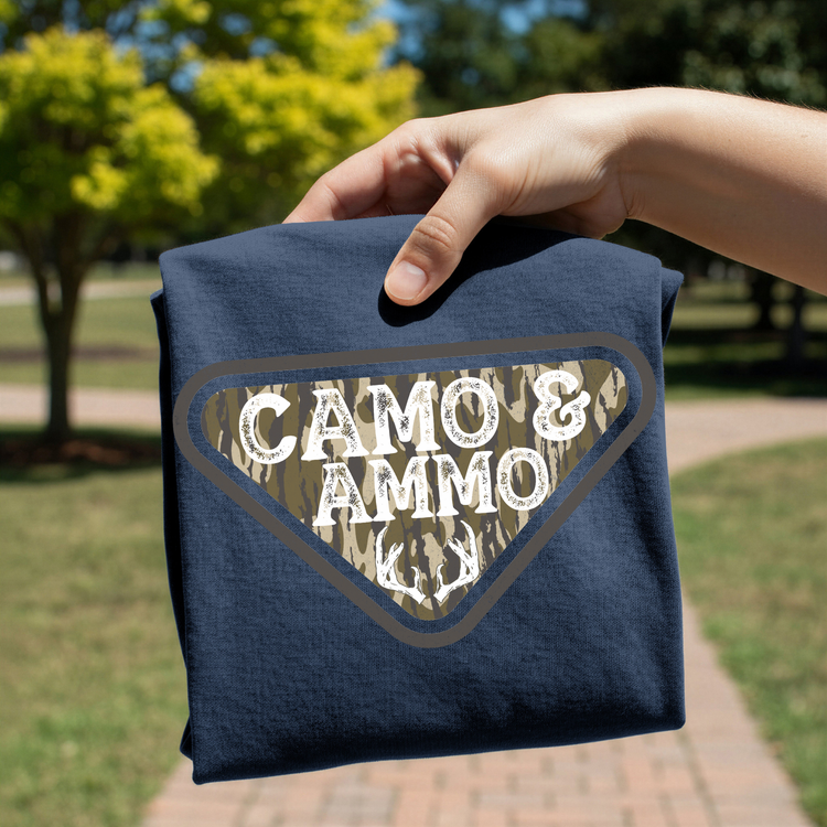 Camo & Ammo Frame DTF Transfer