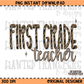 Camo First Grade Teacher PNG Digital Download