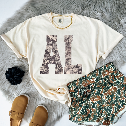 Camo Alabama DTF Transfer