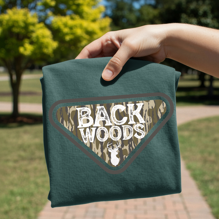 Camo Back Woods DTF Transfer