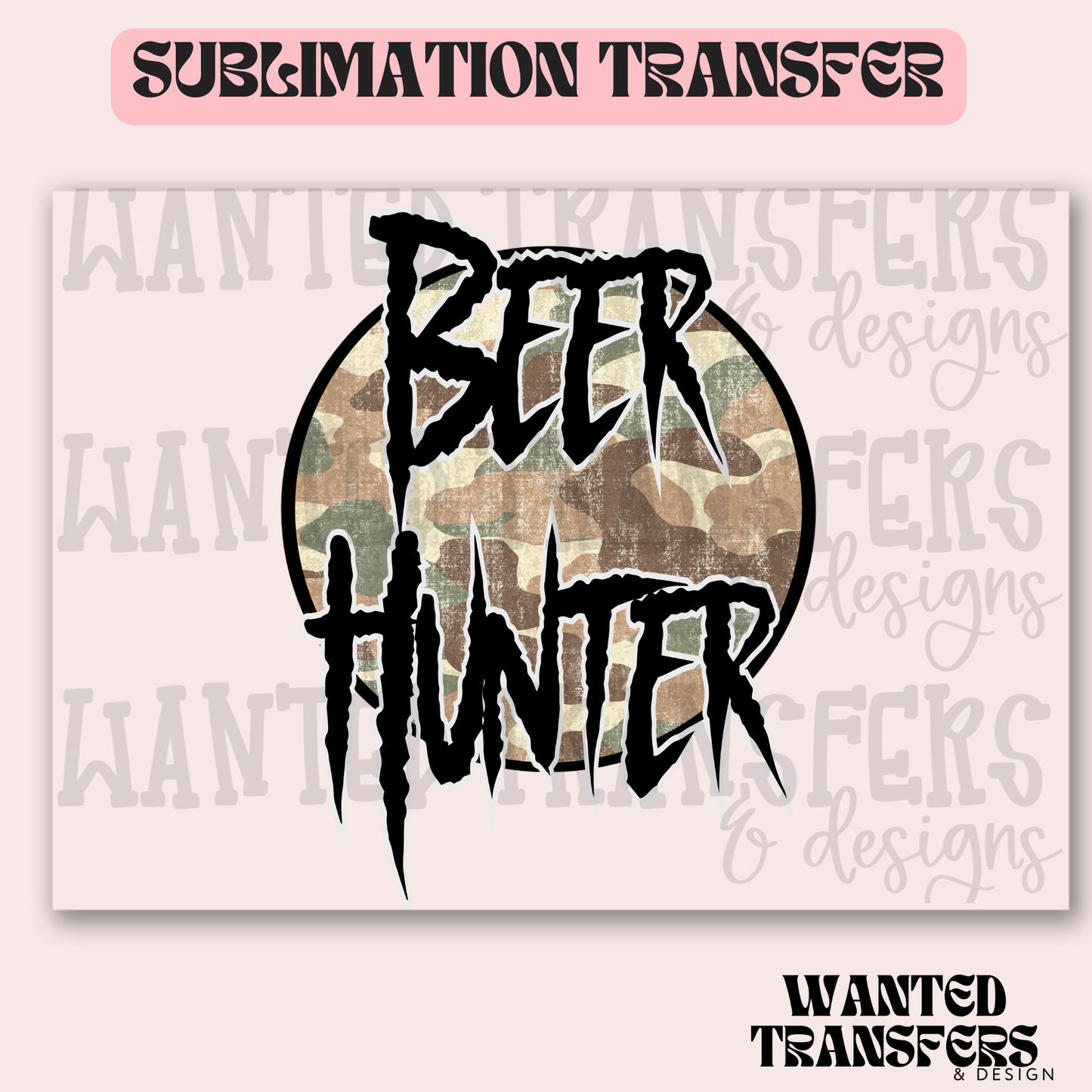 Beer Hunter Exclusive Sublimation Transfer