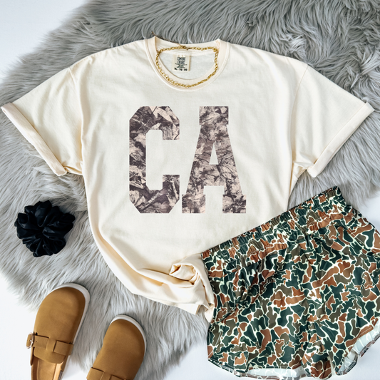 Camo California DTF Transfer