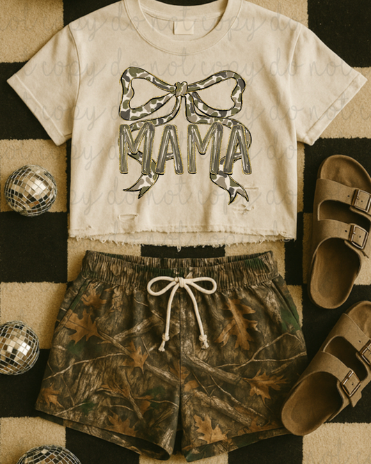 Camo Coquette Mama DTF Transfer