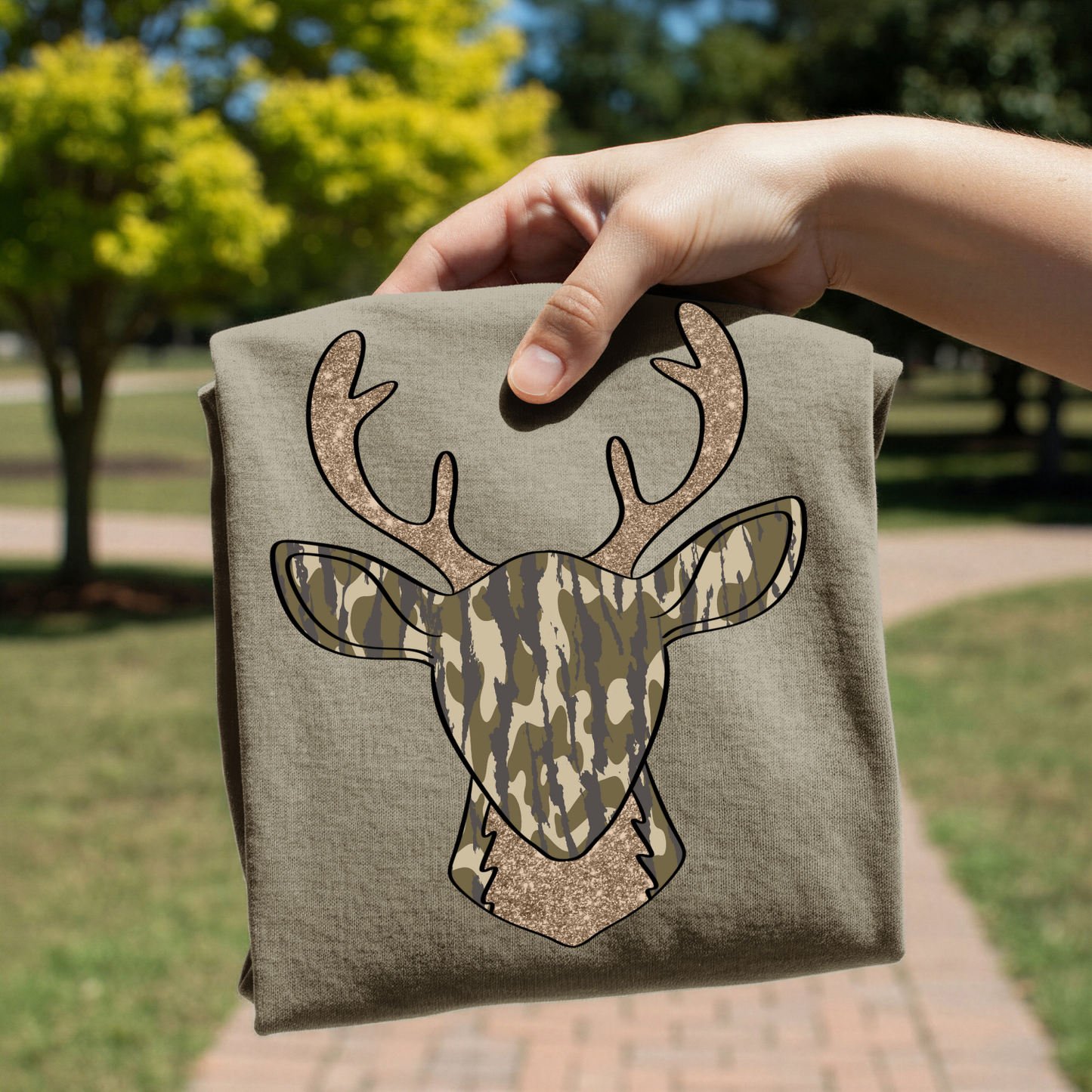 Camo Deer DTF Transfer