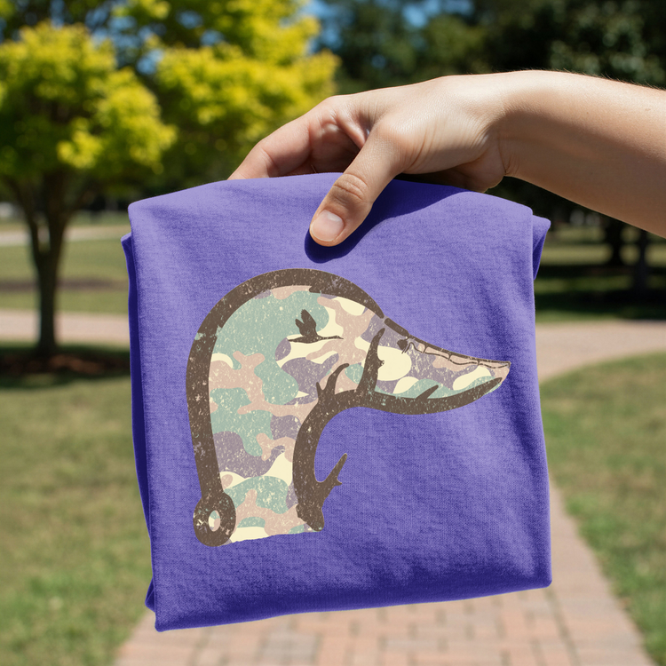 Camo Duck Head DTF Transfer