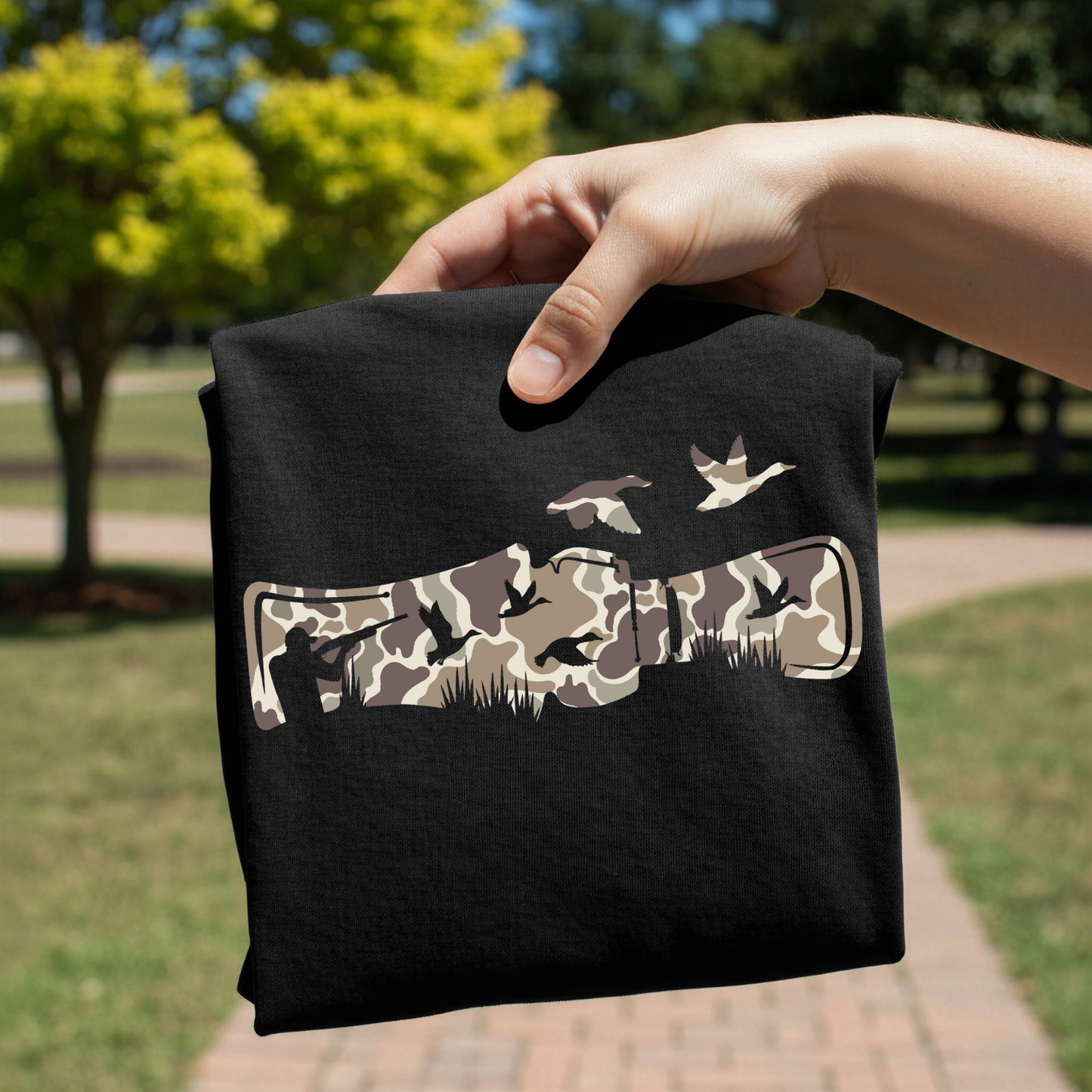 Camo Duck Hunting DTF Transfer