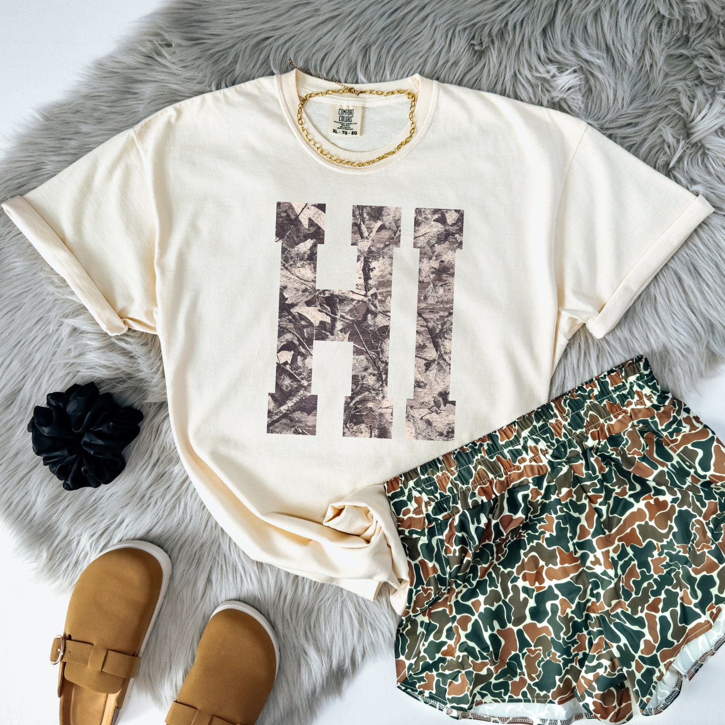 Camo Hawaii DTF Transfer