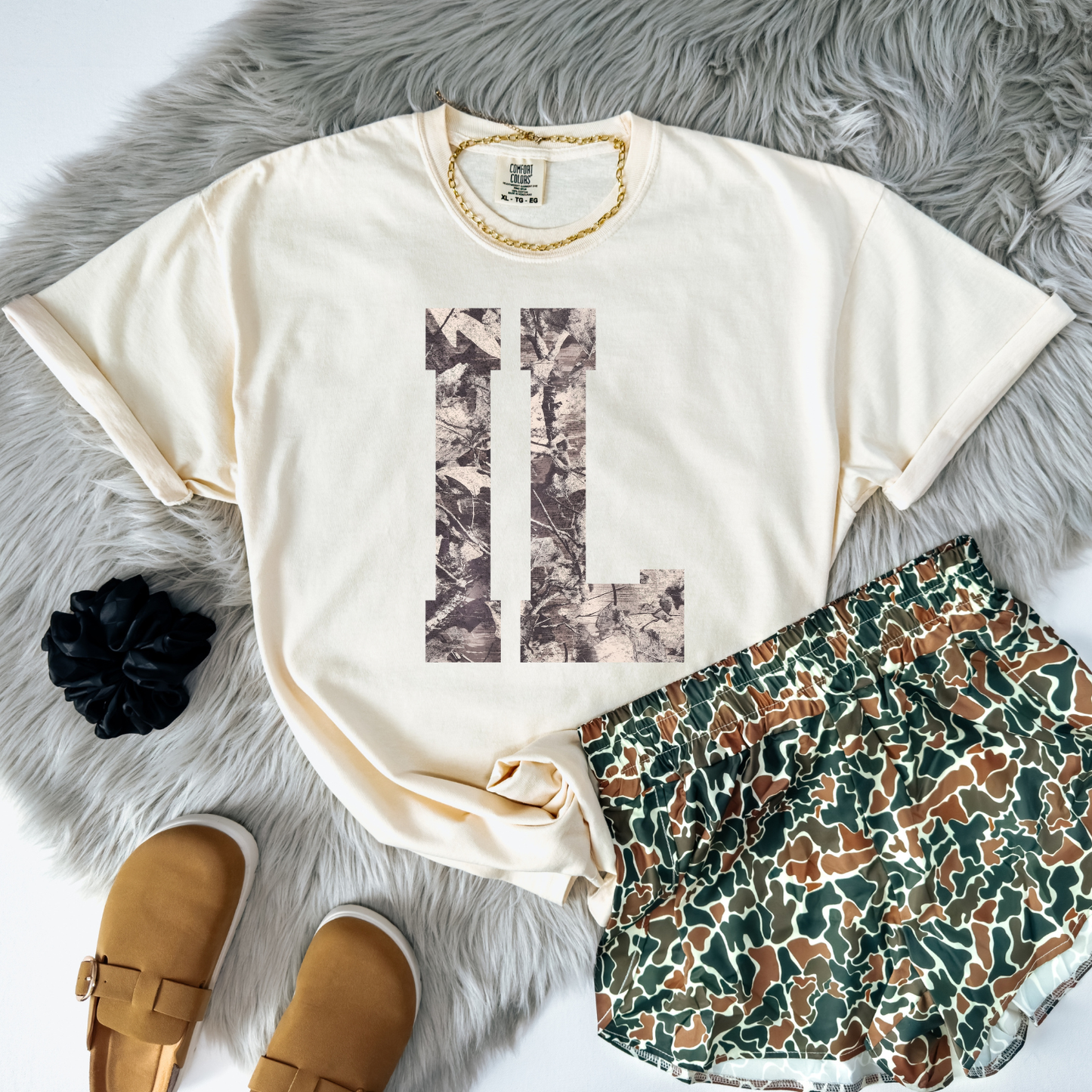 Camo Illinois DTF Transfer