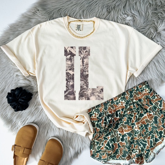 Camo Illinois DTF Transfer