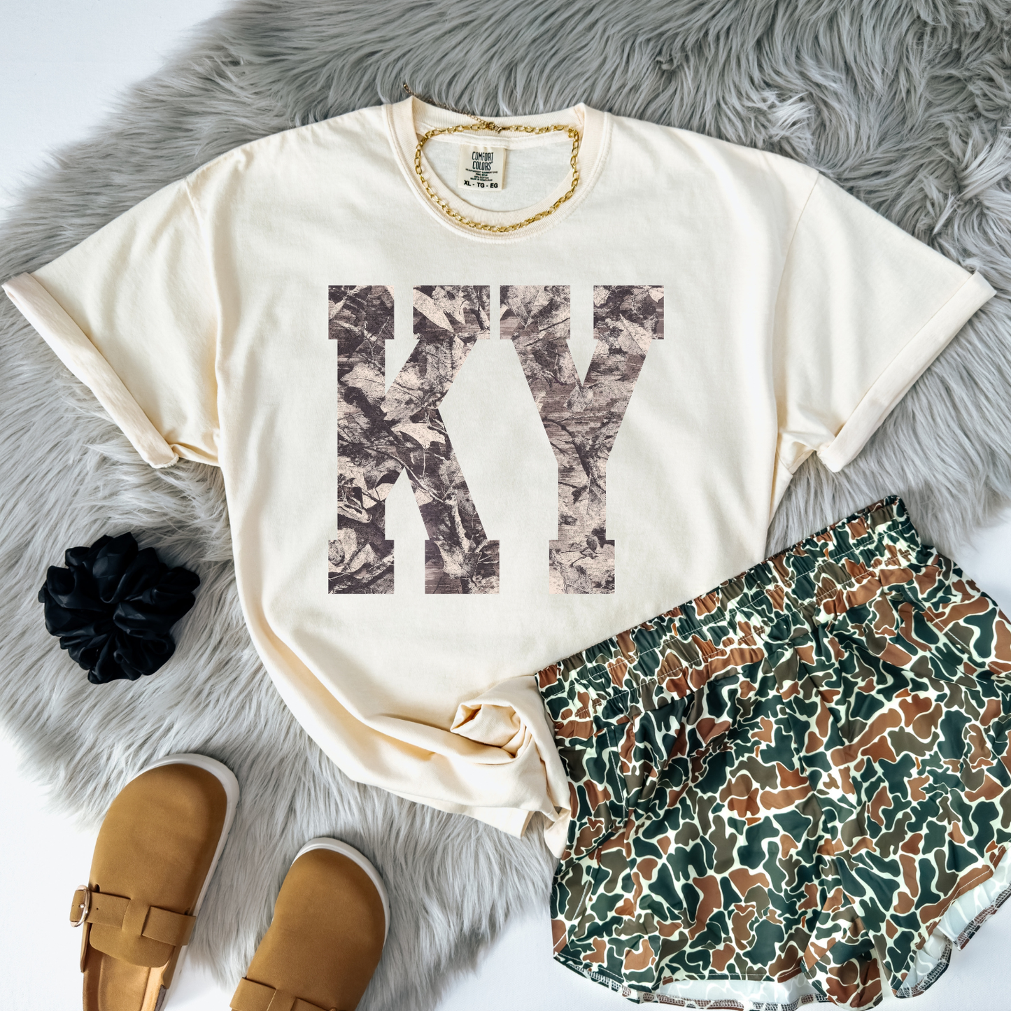 Camo Kentucky DTF Transfer