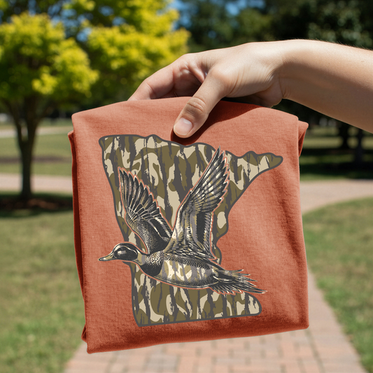 Camo Minnesota Duck Hunt DTF Transfer