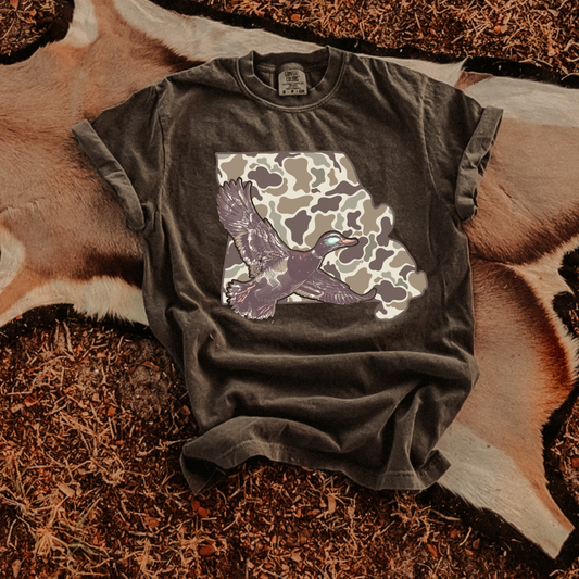 Camo Missouri Duck Hunt DTF Transfer