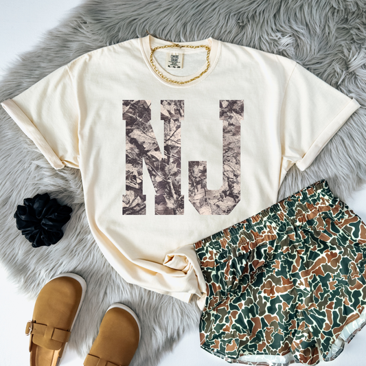 Camo New Jersey DTF Transfer