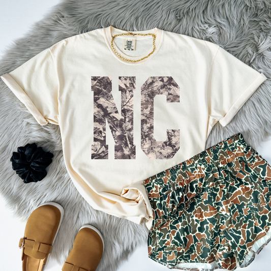 Camo North Carolina DTF Transfer