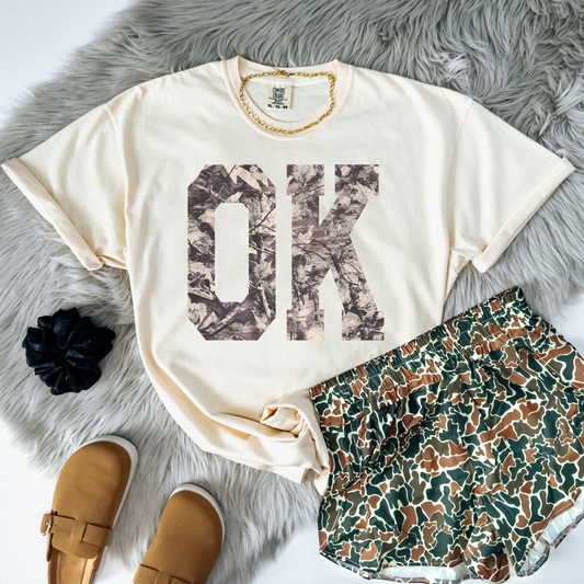 Camo Oklahoma DTF Transfer